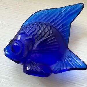LALIQUE Crystal Fish Sculpture